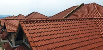 Extruded clay tile